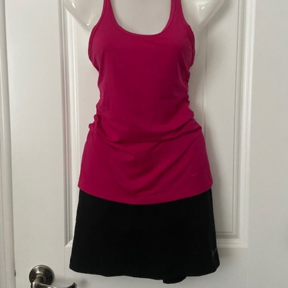 Nike Dri-Fit Pink Tank & Black Skort Ladies Size XS
